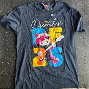 Salesforce Dreamfest 2025 T-Shirt Mens Large Navy Metallica Benson Boone SF